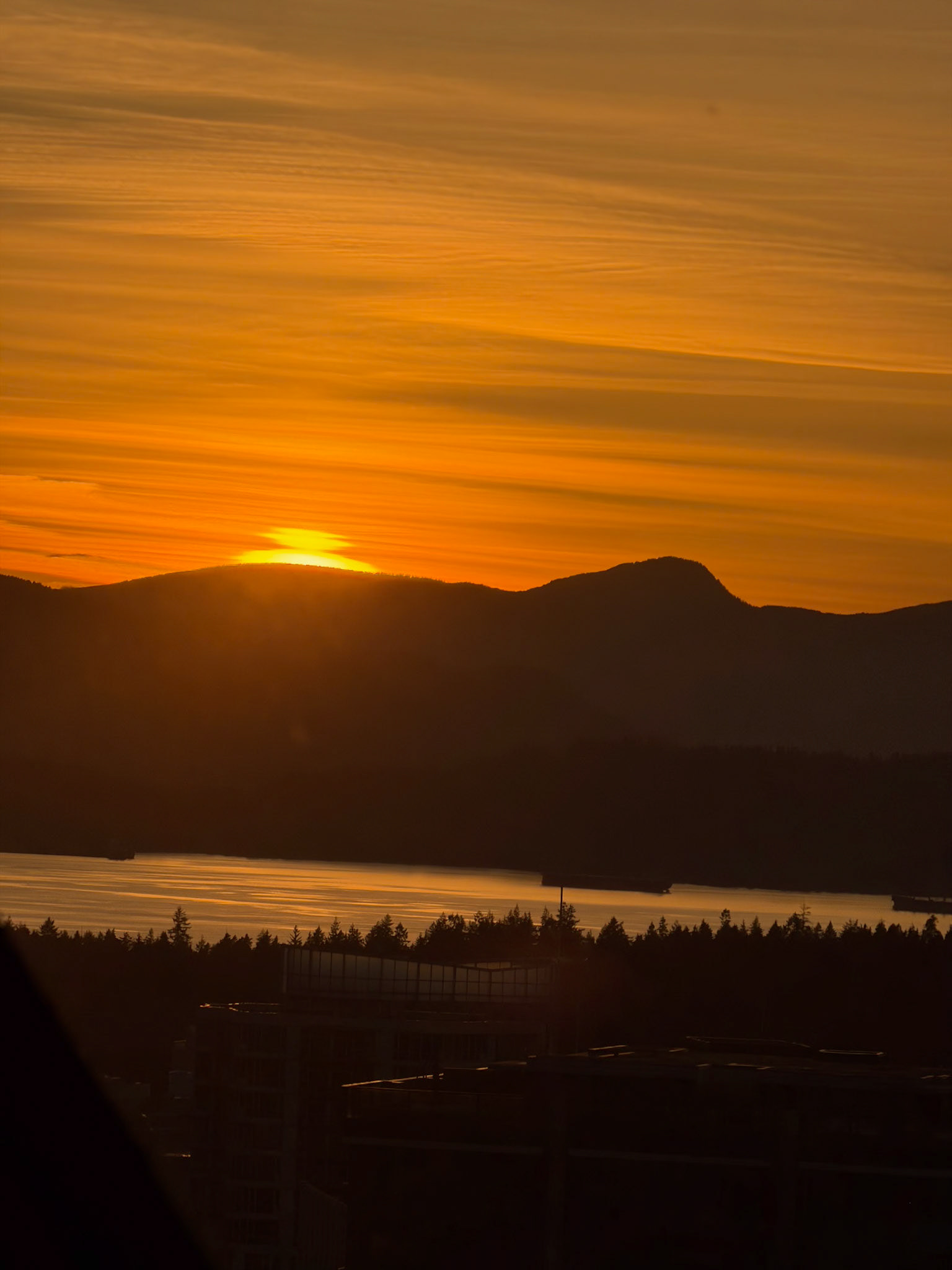Sunset from the Top of Vancouver