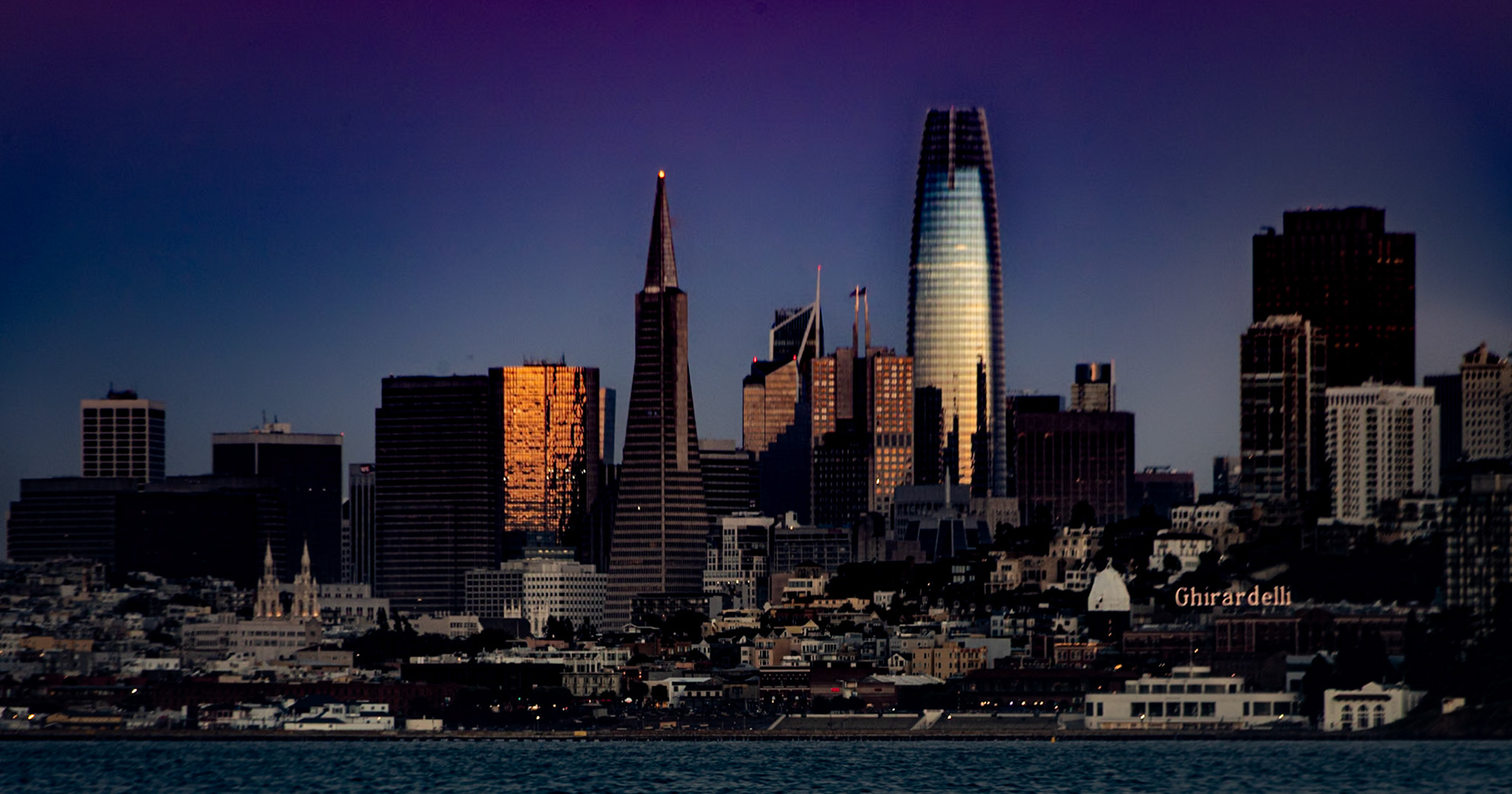 San Francisco Skyline at Sunset
