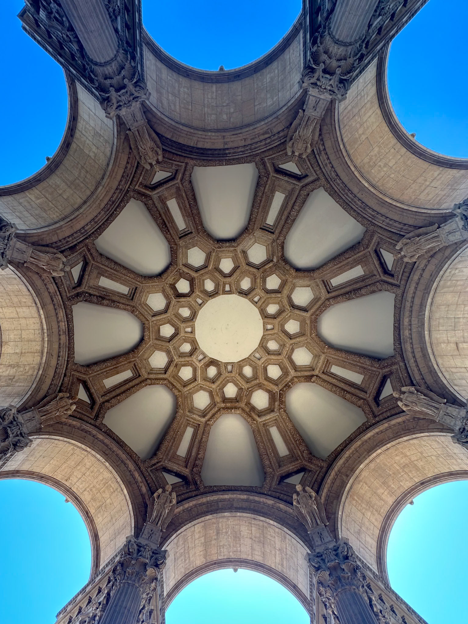 Roof of Palace of Fine Arts