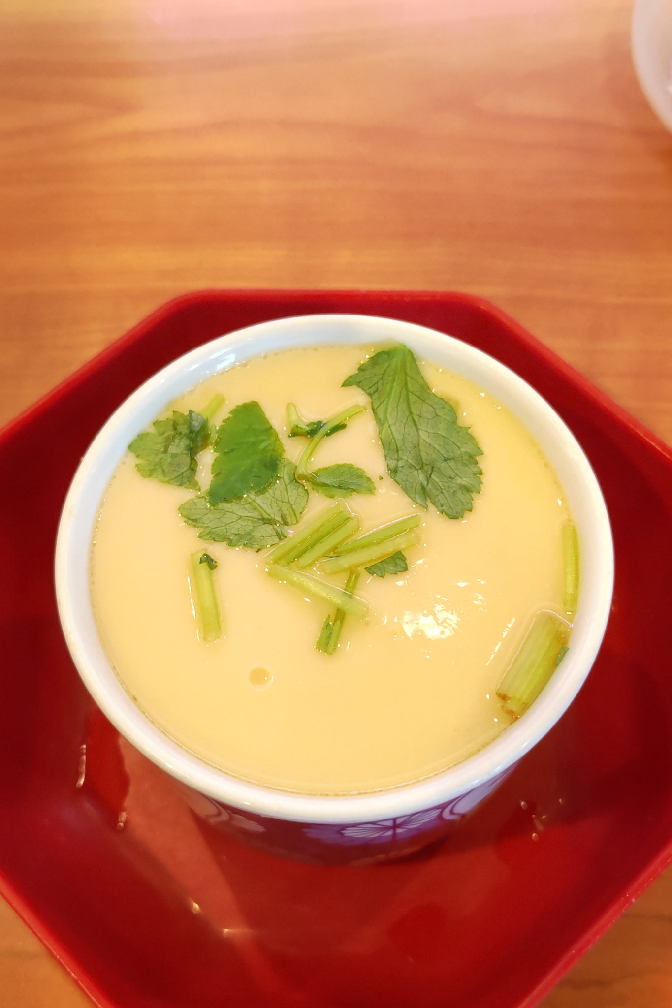 一番の好物、茶碗蒸し。