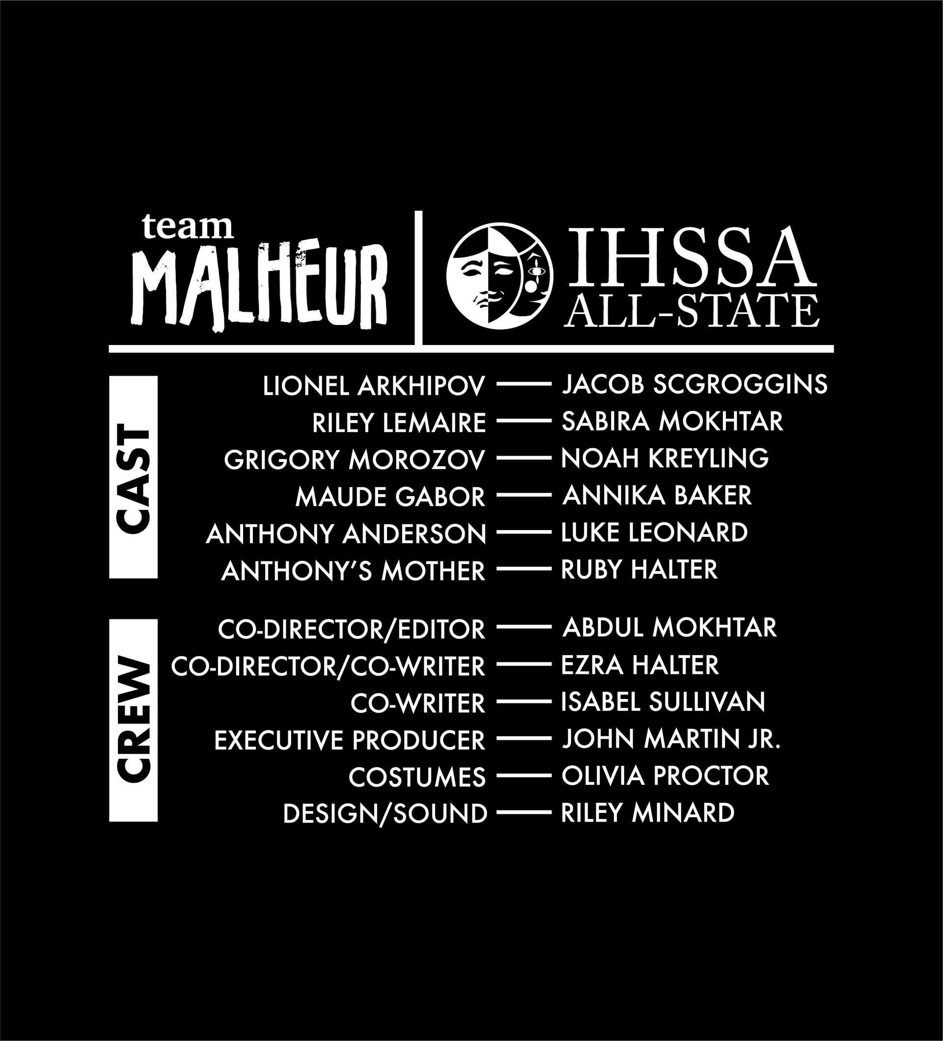 Malheur T-Shirt Design Back