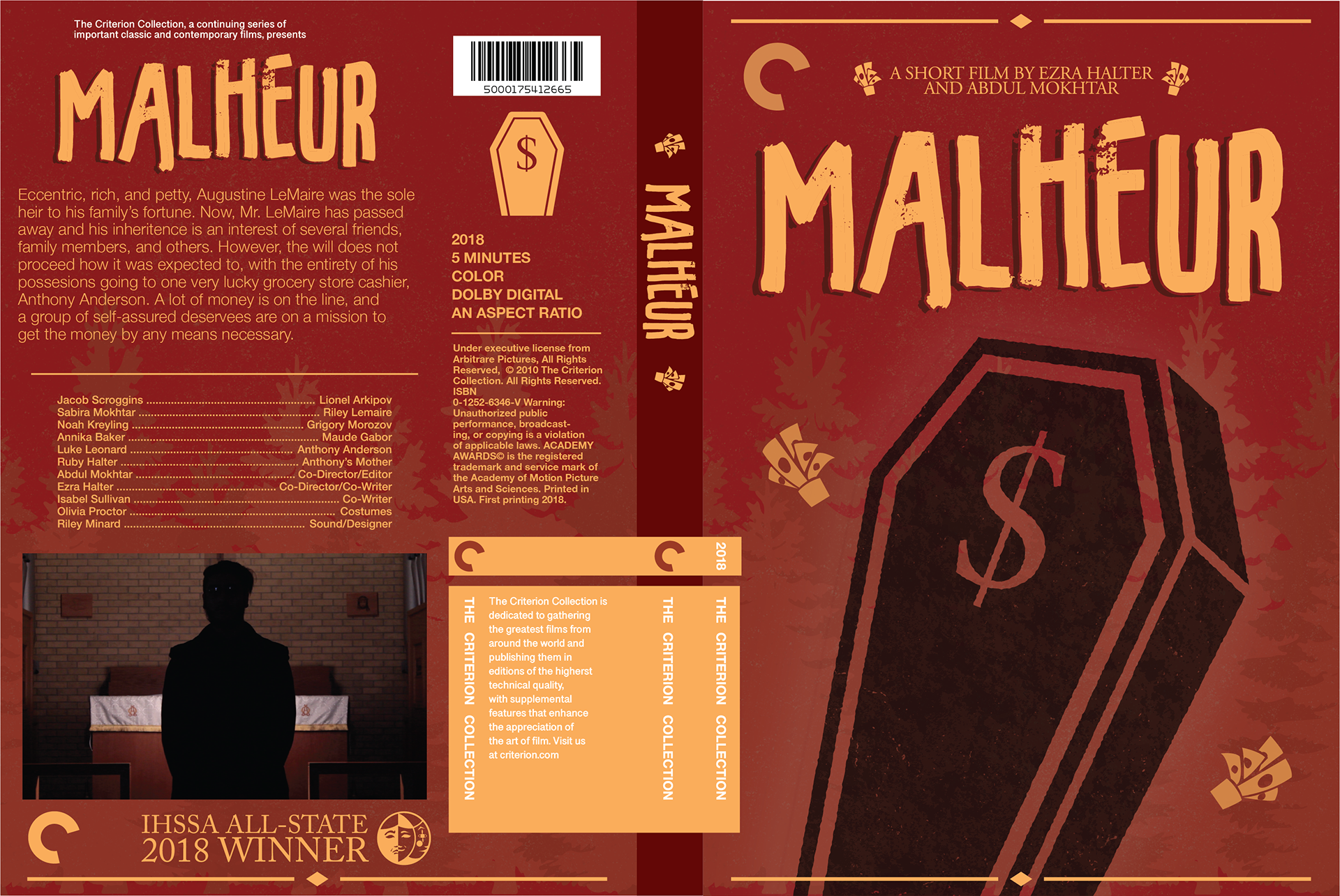 Malheur DVD Case Design