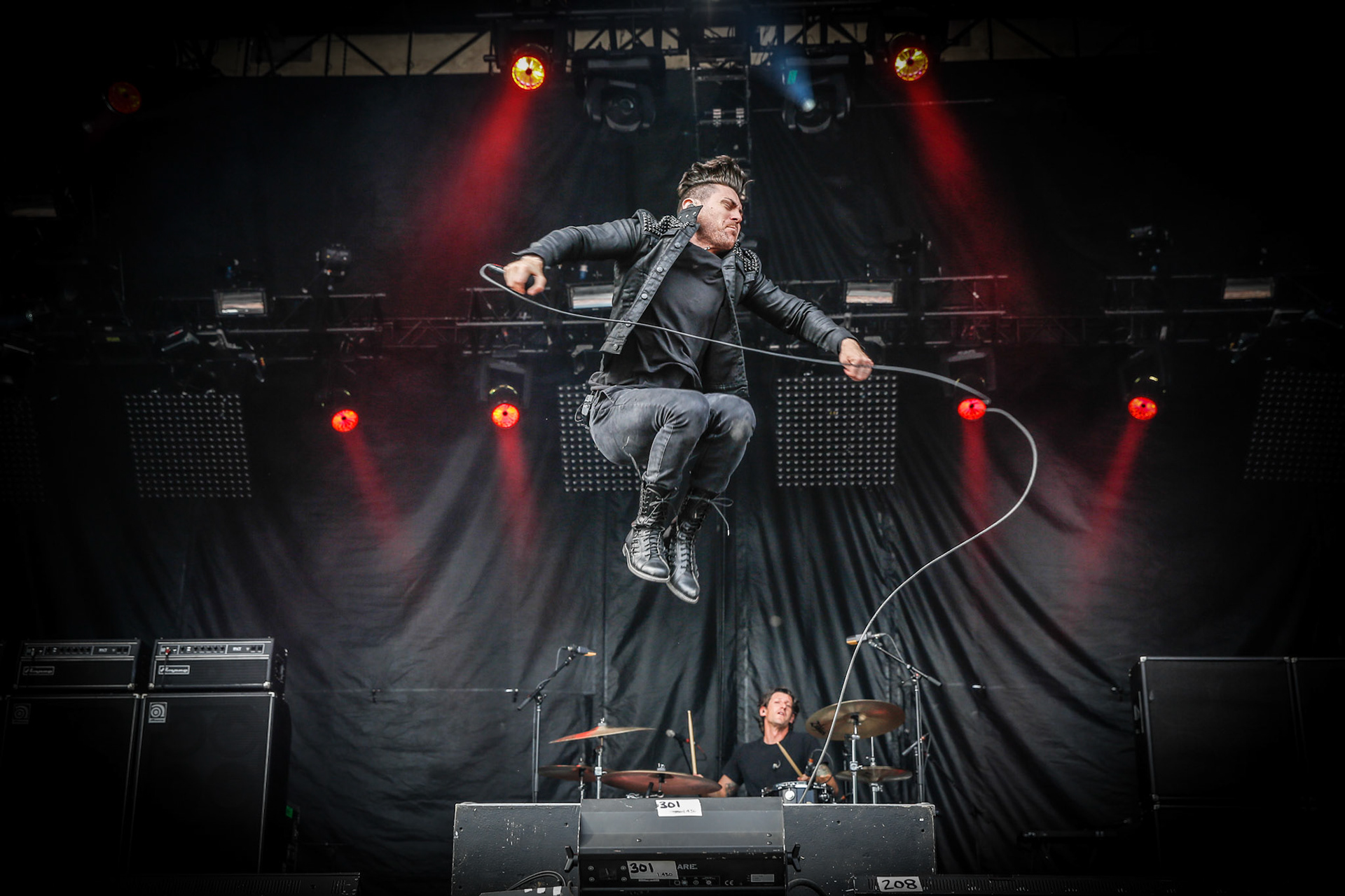 AFI live on Day 3 of the Osheaga Music and Arts Festival in Montreal, Quebec 2014/08/03
