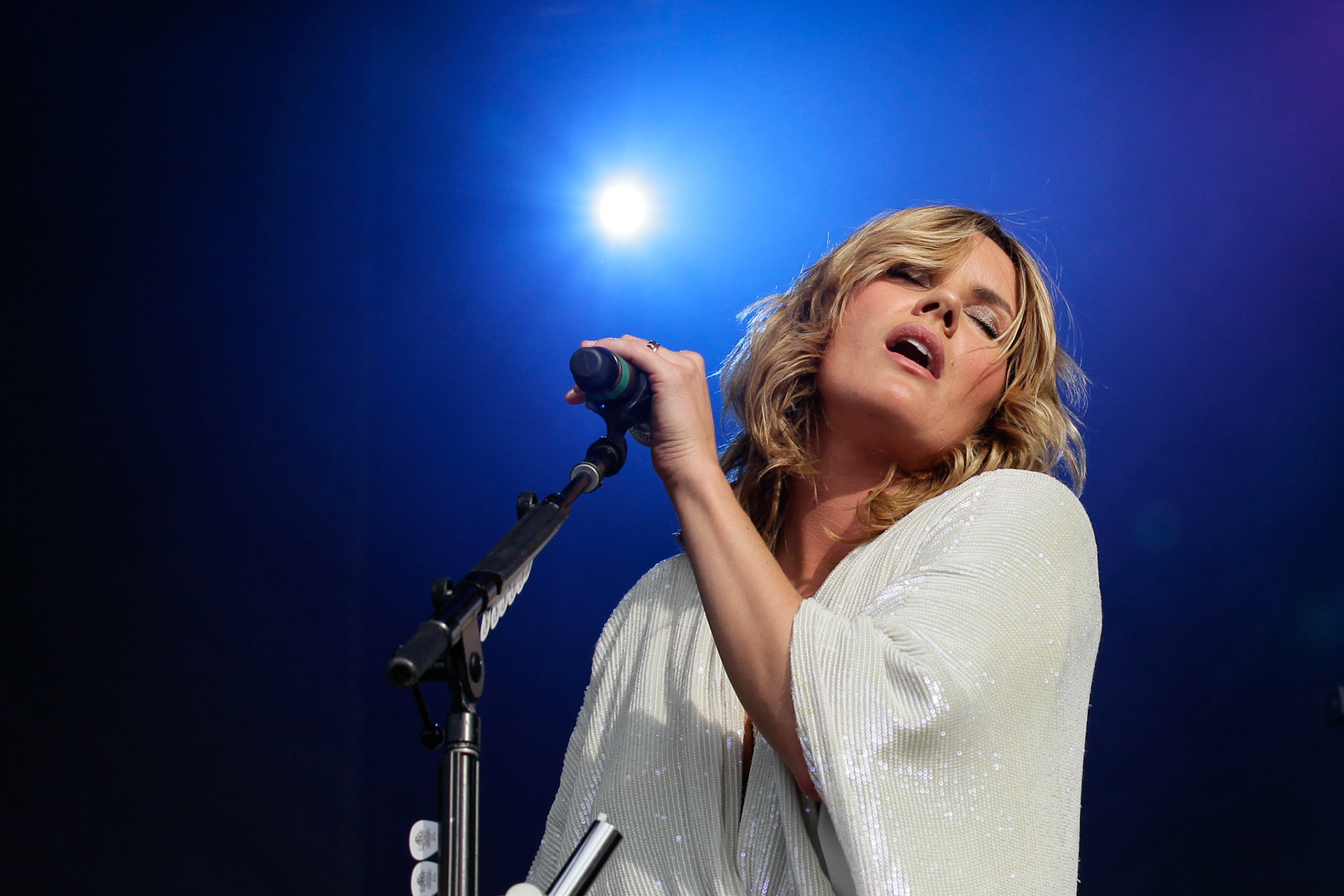 Grace Potter and the Nocturnals are seen here performing at the RBC Bluesfest in Ottawa on Thursday, July 4, 2013. The RBC Bluesfest is ranked as one of the most successful music events in North America. ~ RBC Bluesfest Press Images PHOTO/Mark Horton