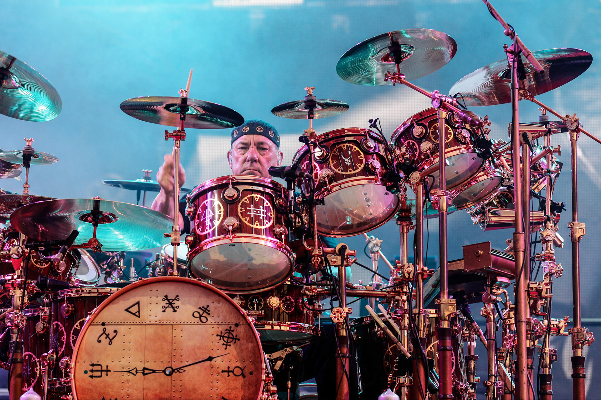 RUSH is seen here performing at the RBC Bluesfest in Ottawa on Monday, July 8, 2013. The RBC Bluesfest is ranked as one of the most successful music events in North America. ~ RBC Bluesfest Press Images PHOTO/Mark Horton