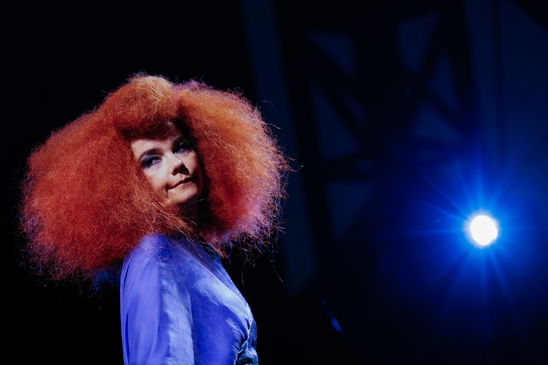 Björk is seen here performing at the RBC Bluesfest in Ottawa on Saturday, July 13, 2013. ~ RBC Bluesfest Press Images PHOTO/Mark Horton