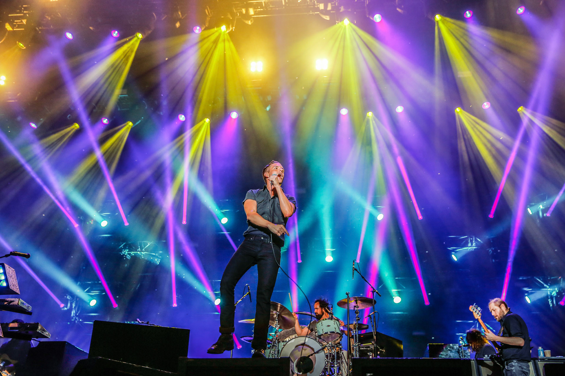 The Killers perfoms live at the RBC Bluesfest in Ottawa on Wednesday, July 9, 2014.