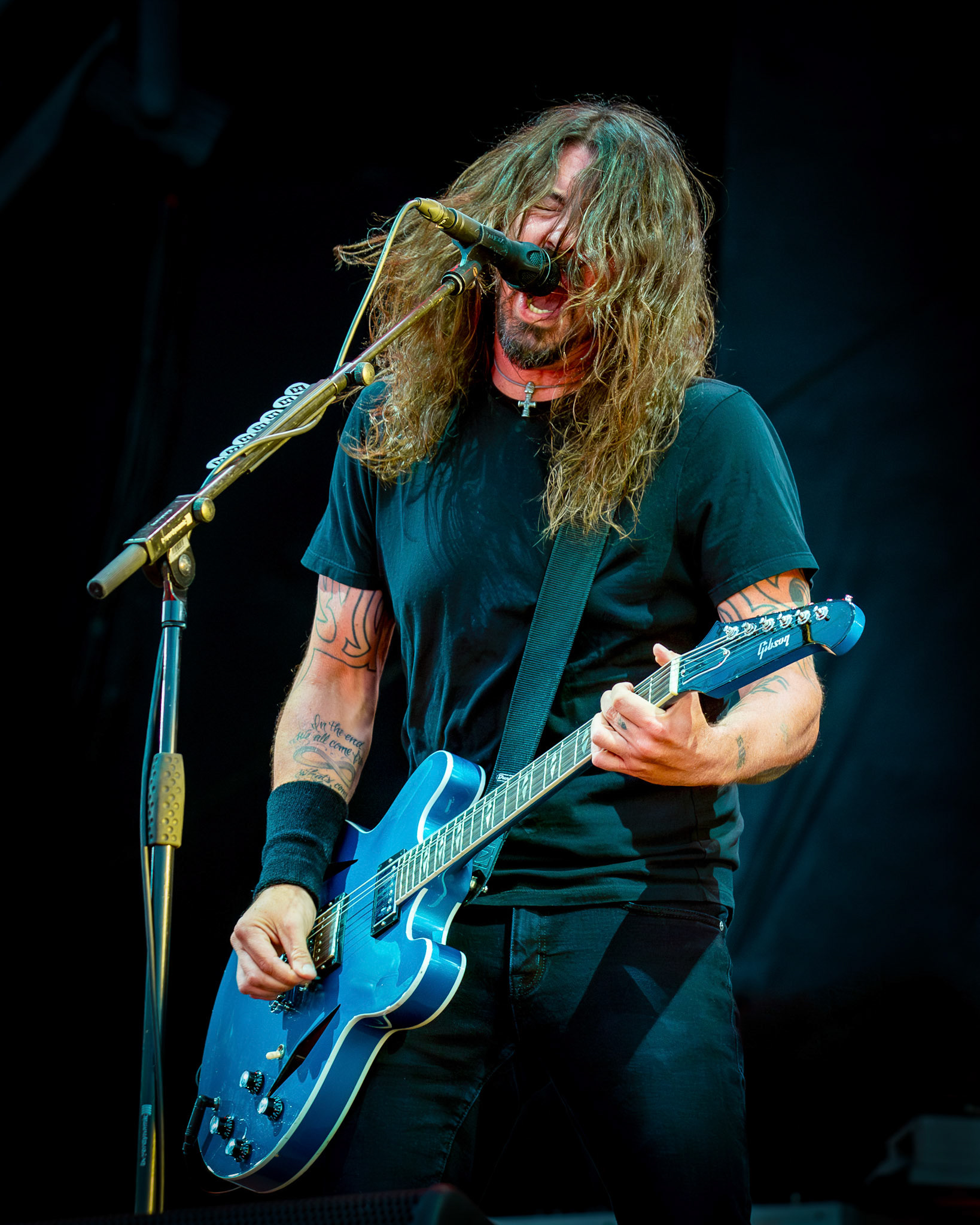 The Foo Fighters perform at the RBC Bluesfest in Ottawa on Tuesday, July 10, 2017. The RBC Bluesfest is ranked as one of North America's most popular outdoor music festivals. ~ RBC Bluesfest Press Images  PHOTO/Mark Horton