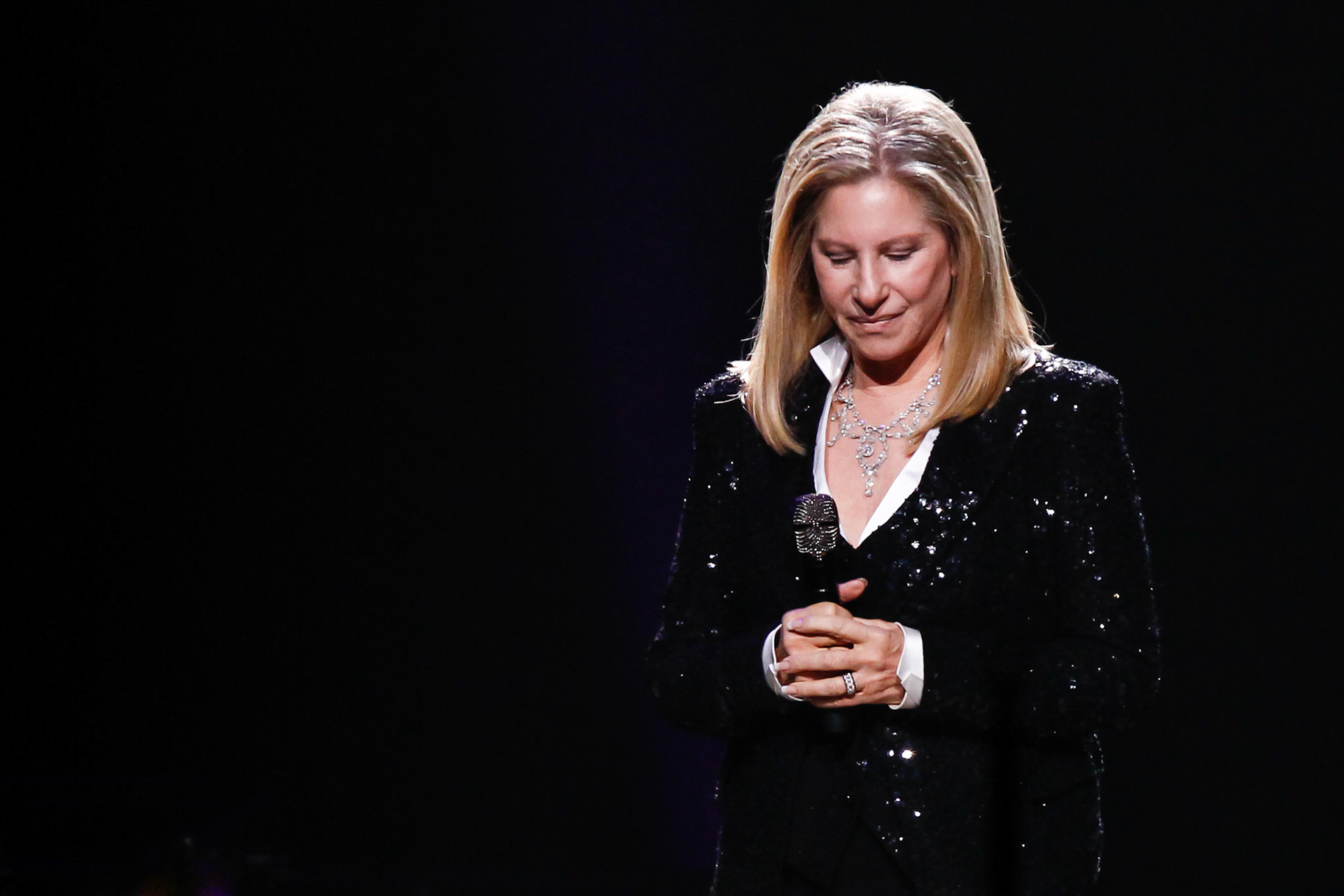 OTTAWA, ONTARIO - OCTOBER 20:  Barbra Streisand performs live at Scotiabank Place in Ottawa, Ontario Canada 2012-10-20 © Mark Horton / Retna Ltd
