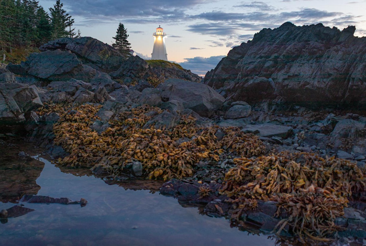 Greens Point, Letete, New Brunswick, at sunset