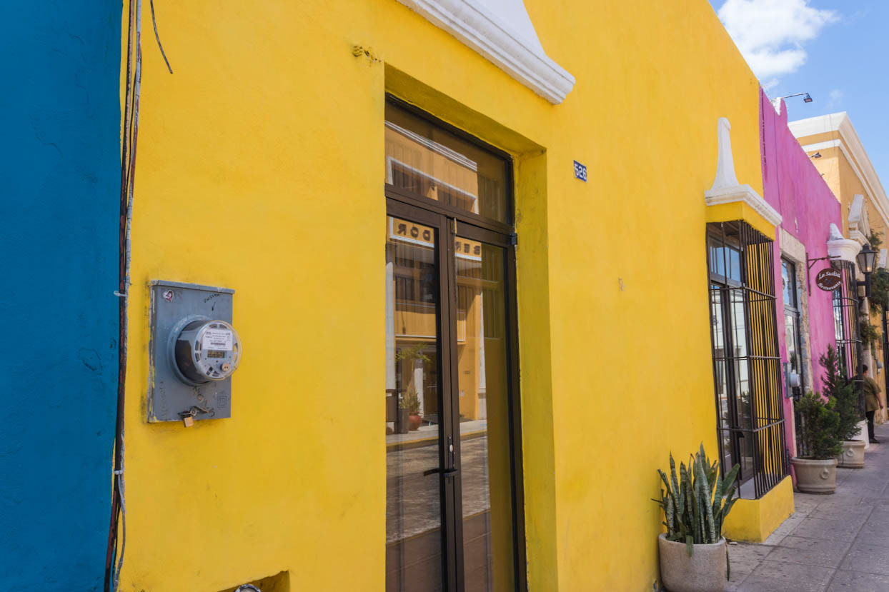 Colourful shopfronts