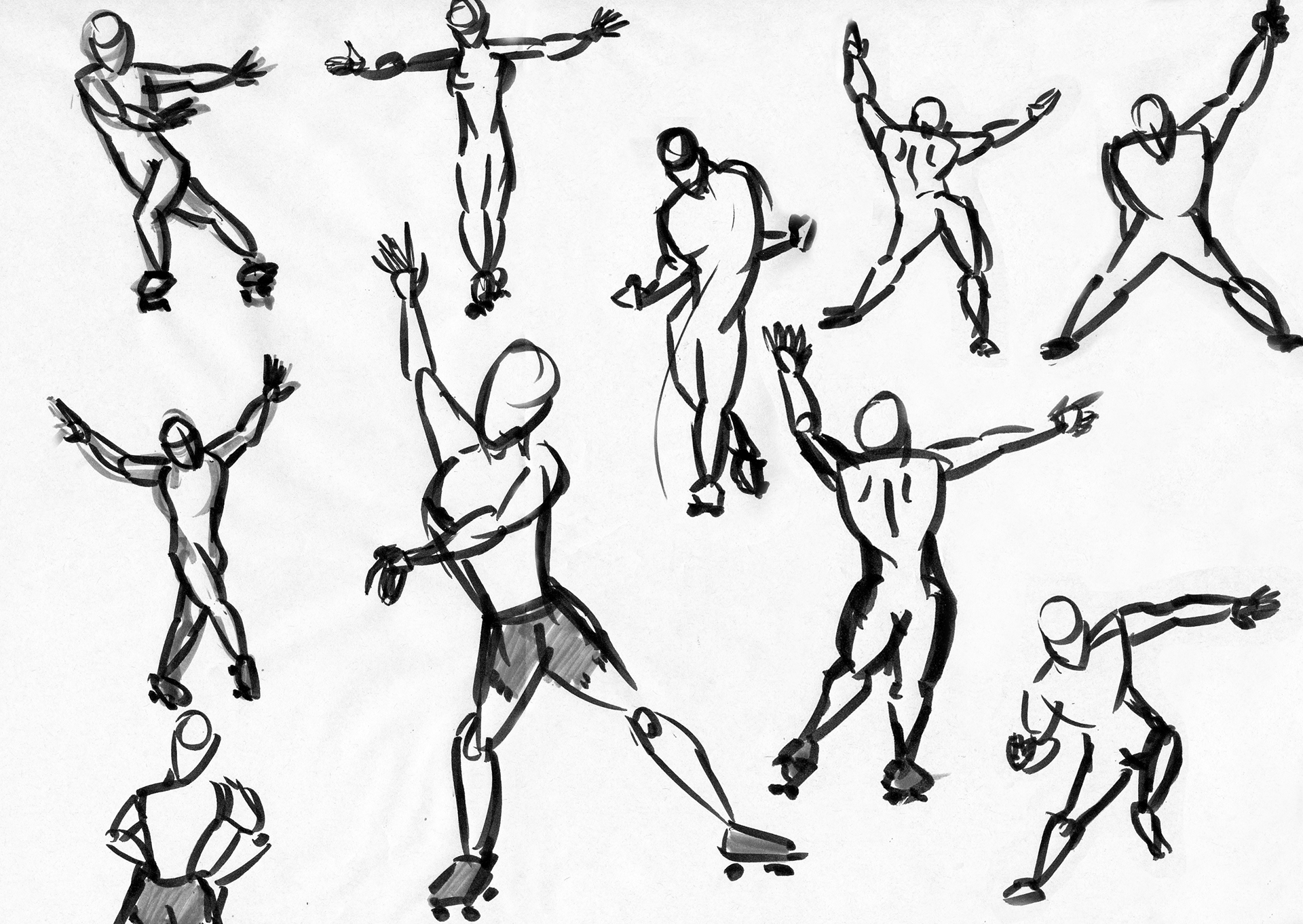 Movement drawings - Action Analysis Course
