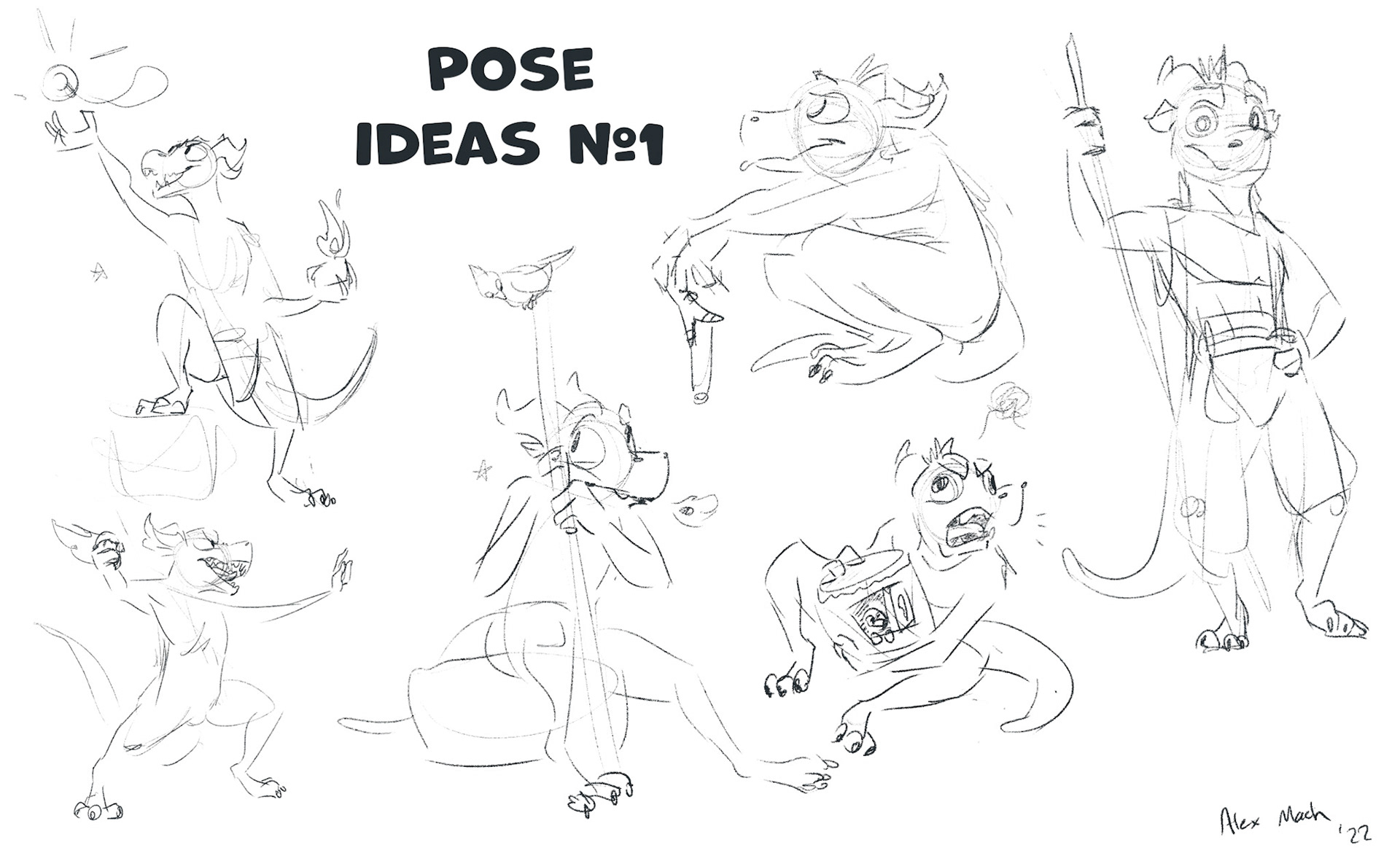 Kobold Model Poses