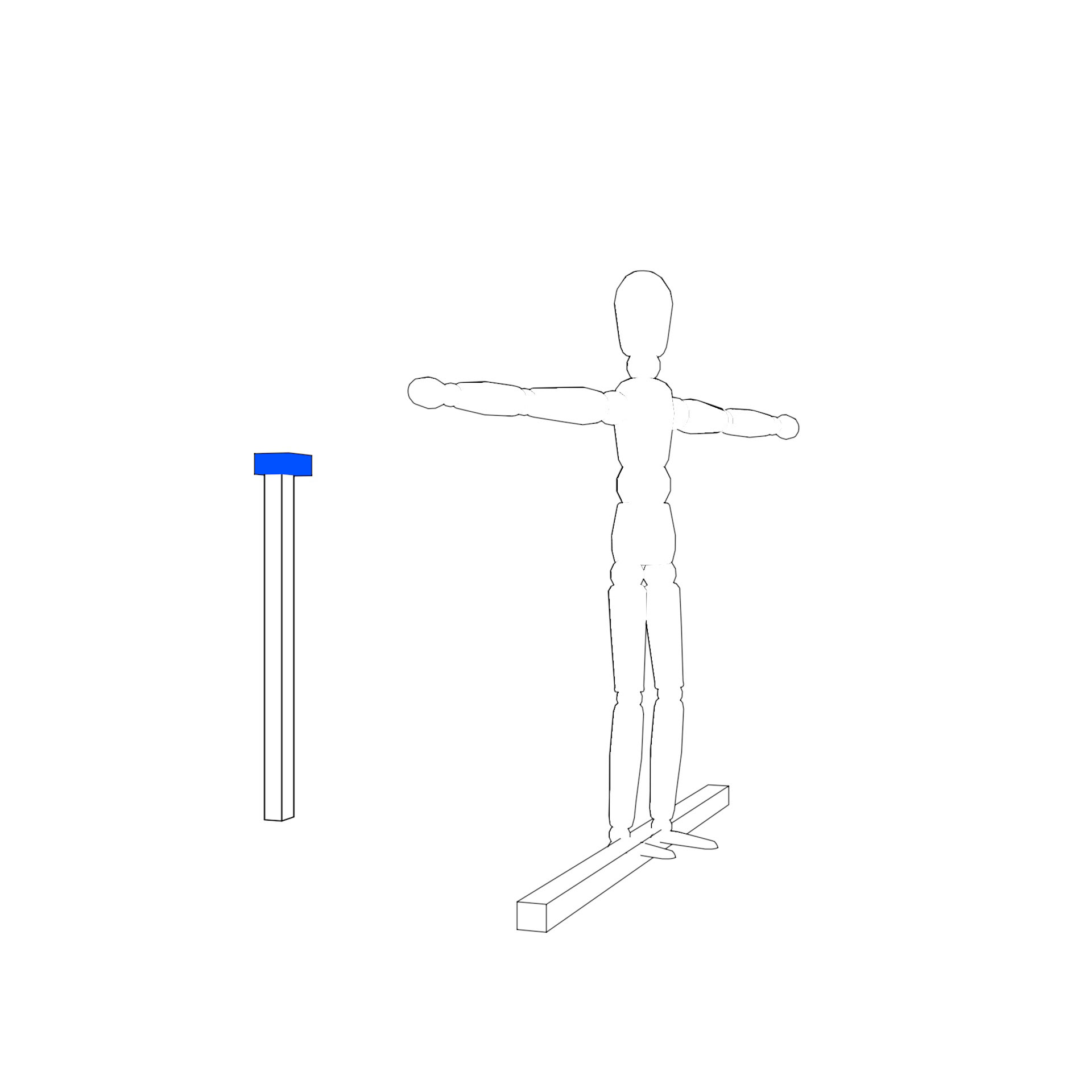 sensor in front