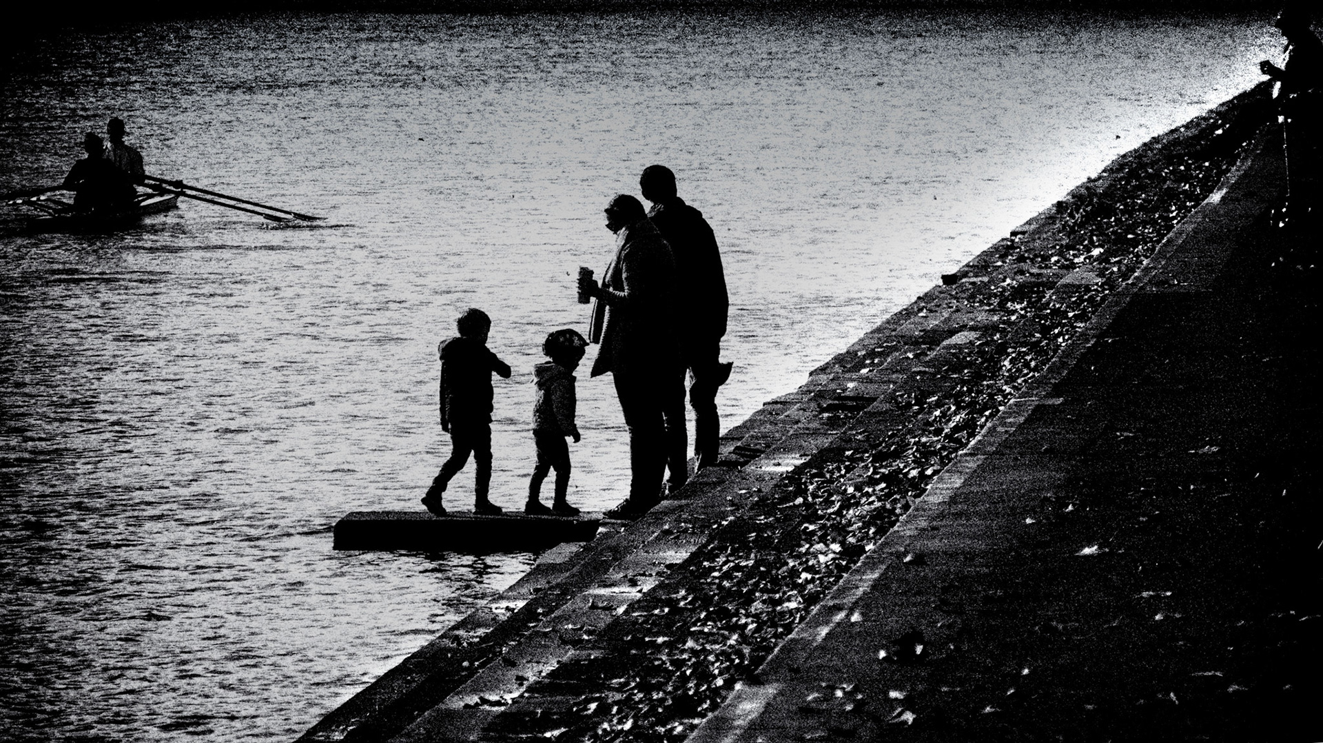 a moment  spent by the river