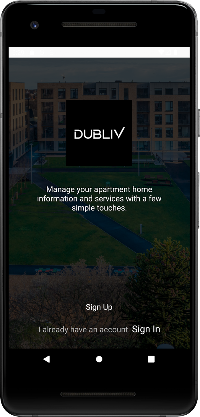 Dedicated tenant app