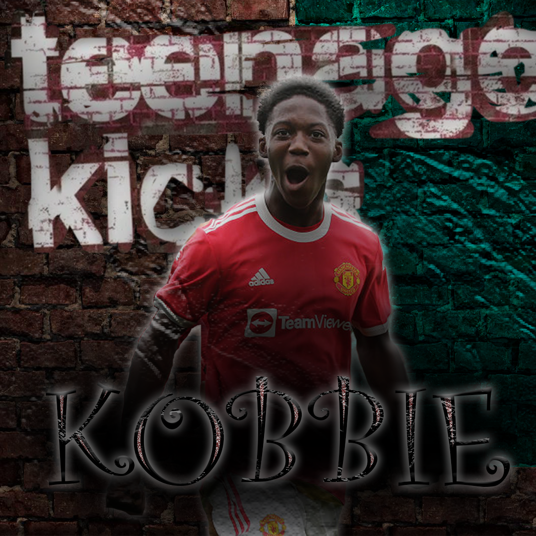 Kobbie Mainoo. Designed in Adobe Photoshop, May 2022.