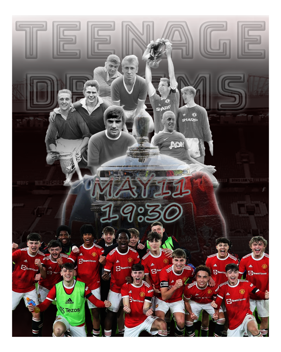 FA Cup Youth Final 2022 promo. Designed in Adobe Photoshop, March 2022.