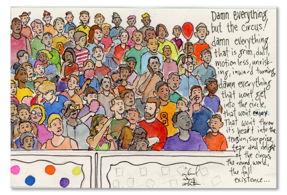 Hand Drawn postcards