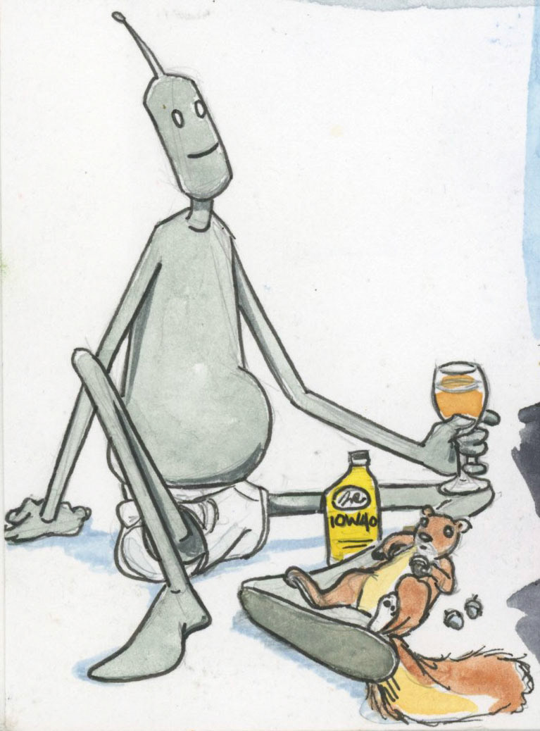 Lost Robot Motor Oil