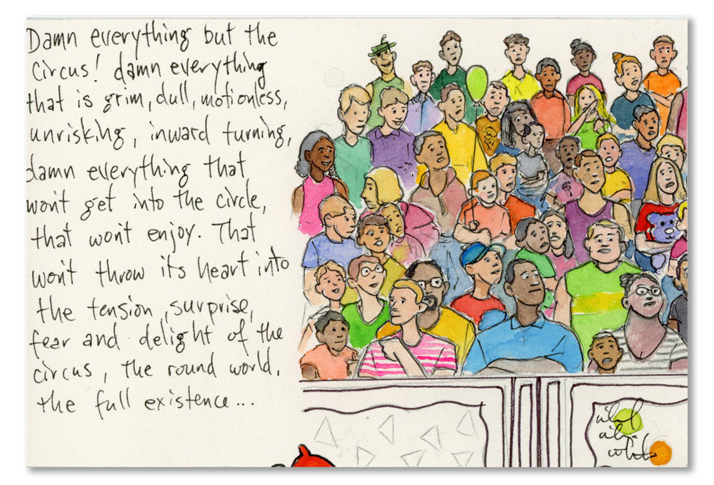 Hand Drawn postcards