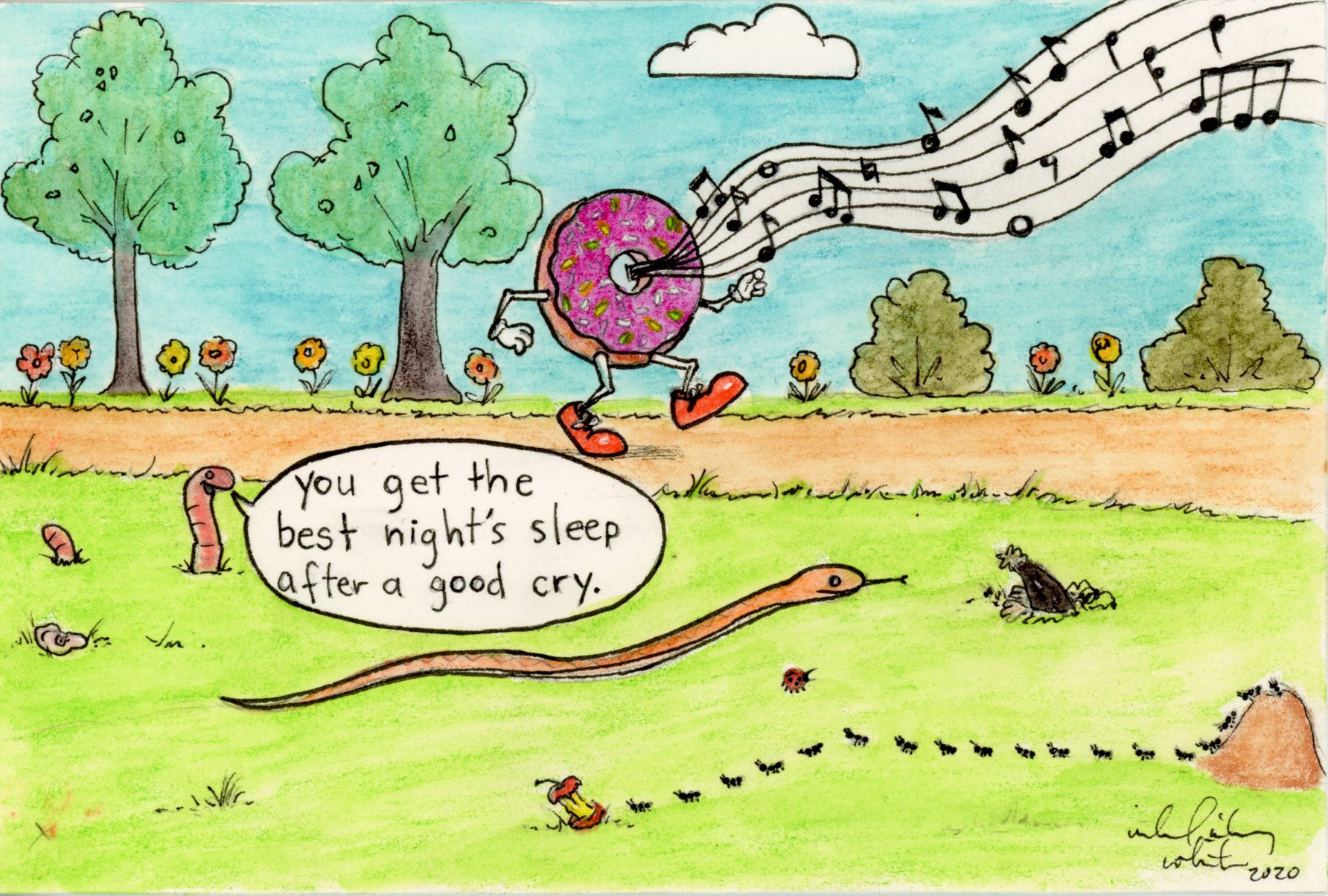 Hand Drawn postcards