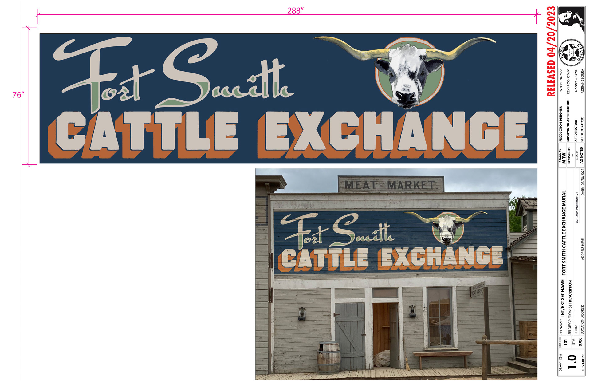 The town where this mural was installed kept it up.