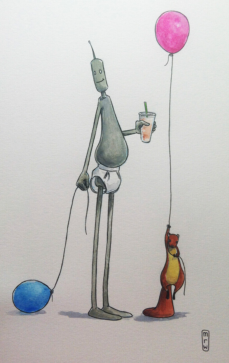 Lost Robot Balloons