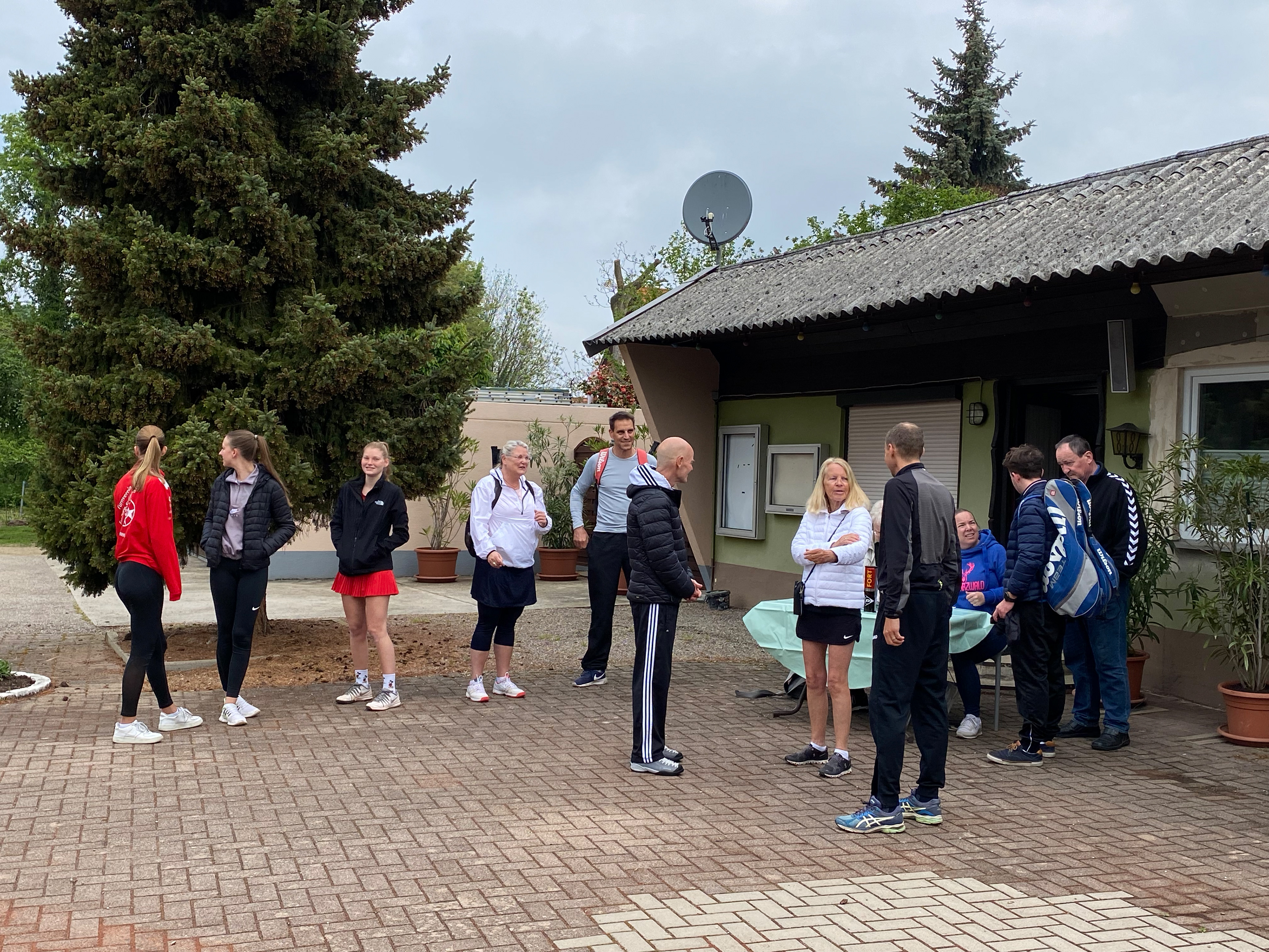 warten auf die Anmeldung