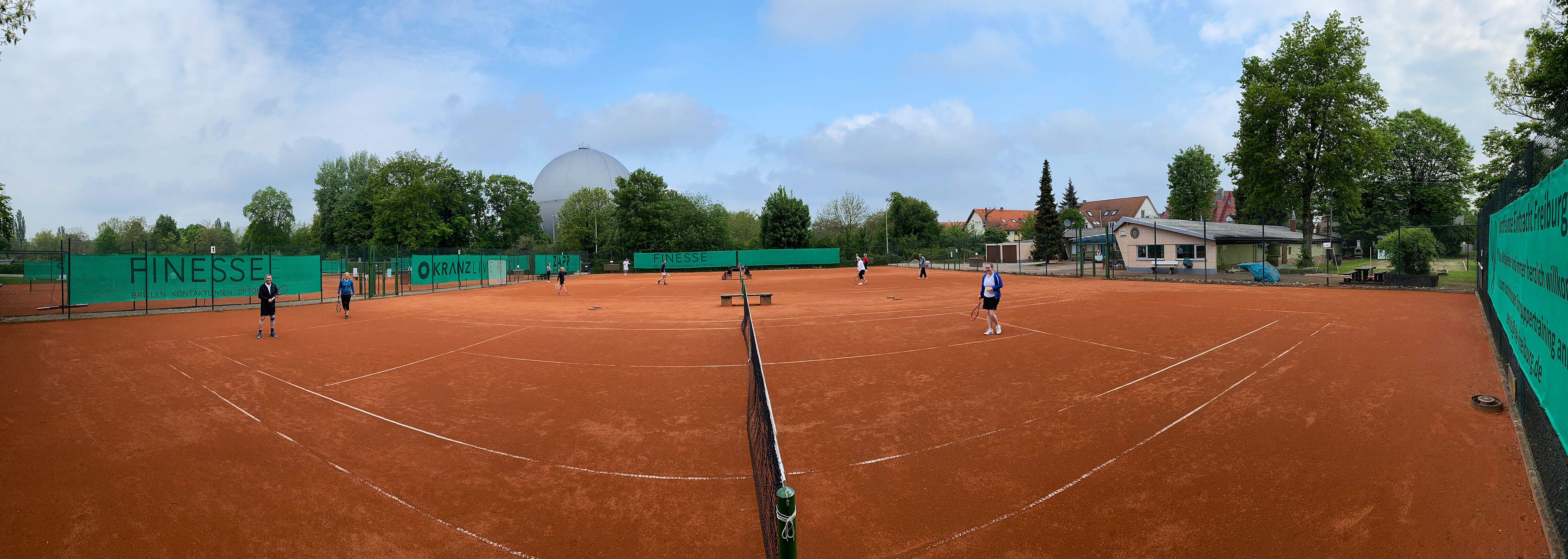 mal ein Panoramablick über die Plätze 1-3