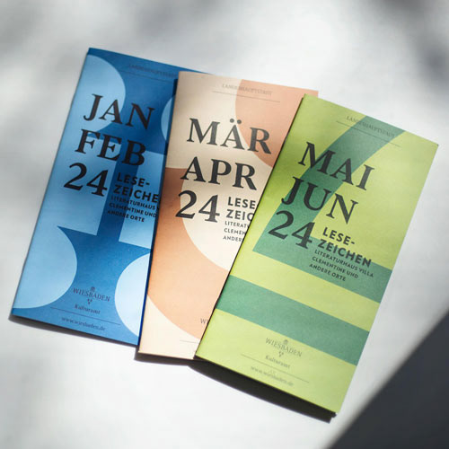 Literaturhaus Villa Clementine ⎥ Editorial Design