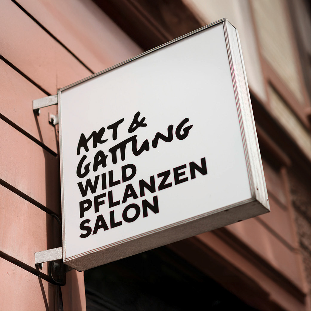 Art & Gattung WIldpflanzensalon⎥ Corporate Design