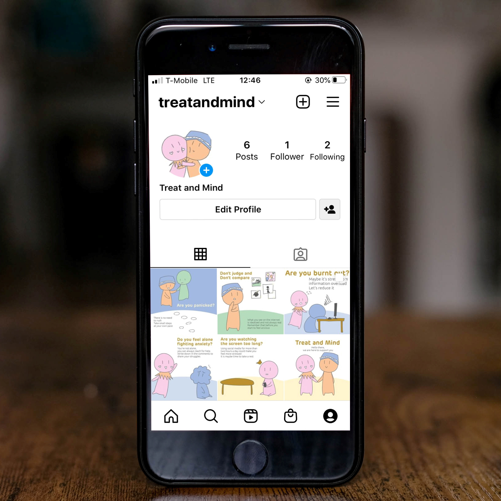 Instagram account.