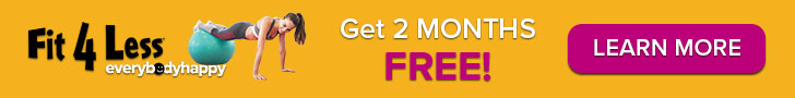 Fit4Less static banner ad