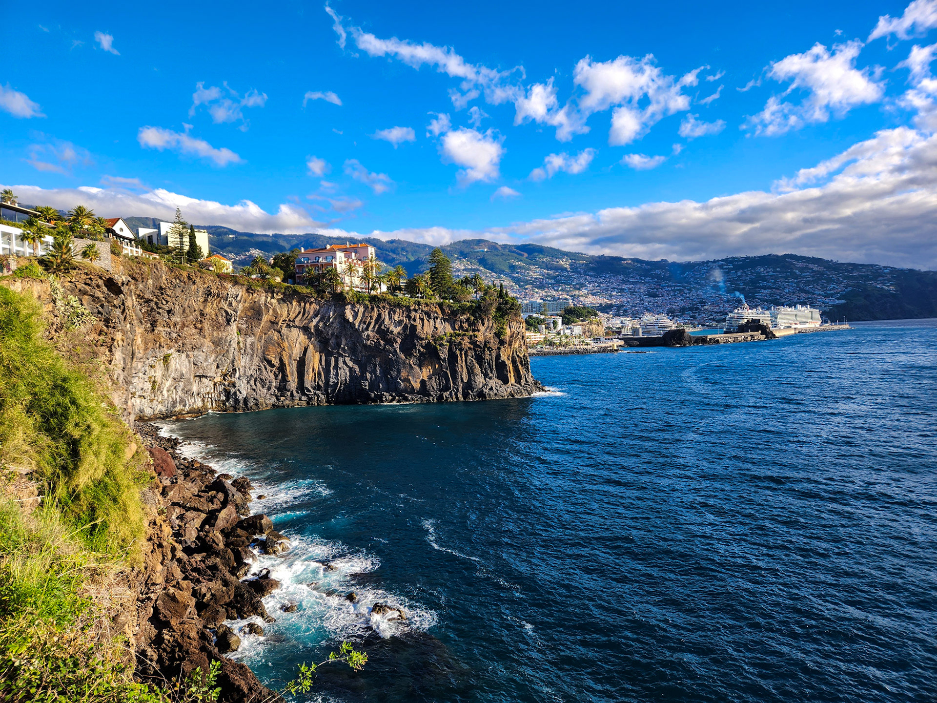 Funchal Bay from the Promenade, Funchal Madeira Portugal