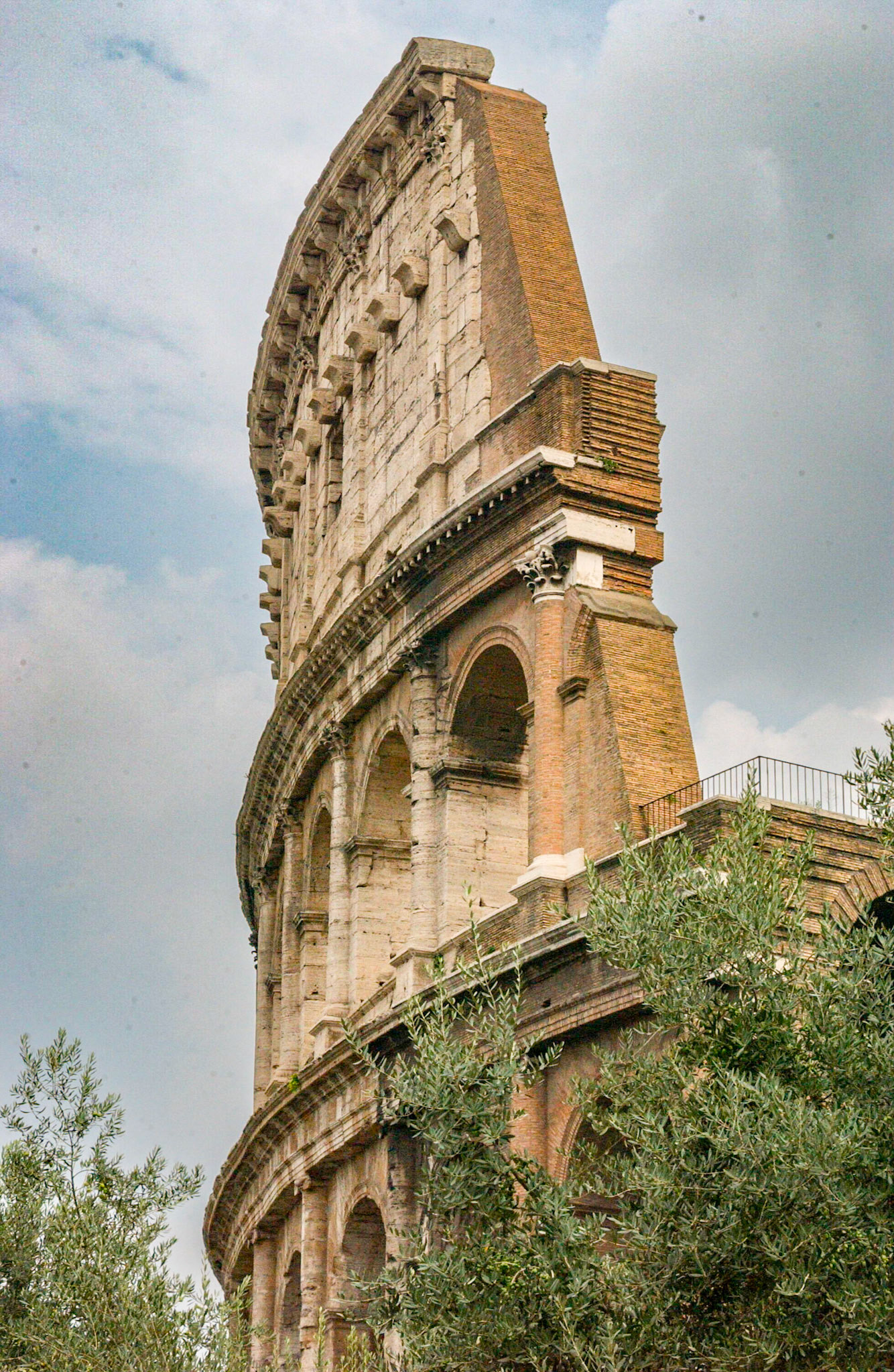Wall of the Colosseum - Rome, Italy