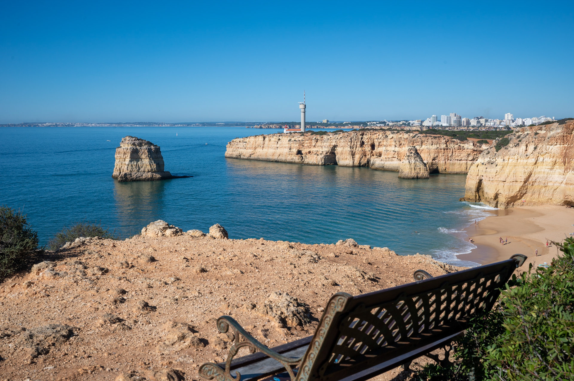 Cliffs near Portimao, Portugal