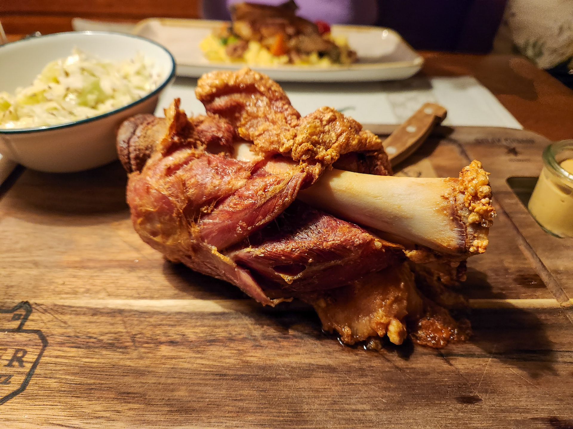 Pork Knuckle @ The Wine Tavern in the Bethovenhose, Vienna Austria