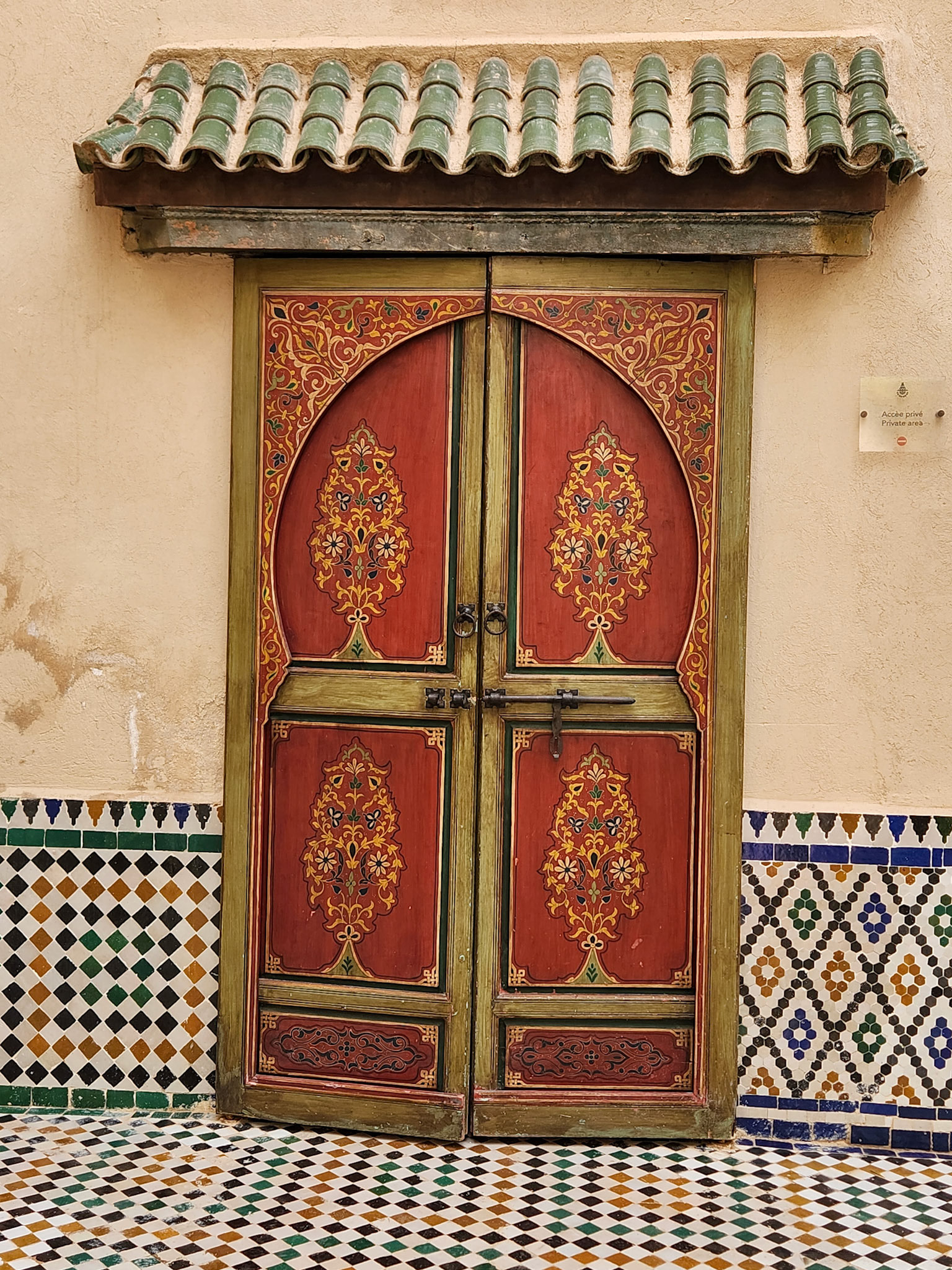 Door in the Medina, Marrakech Morocco