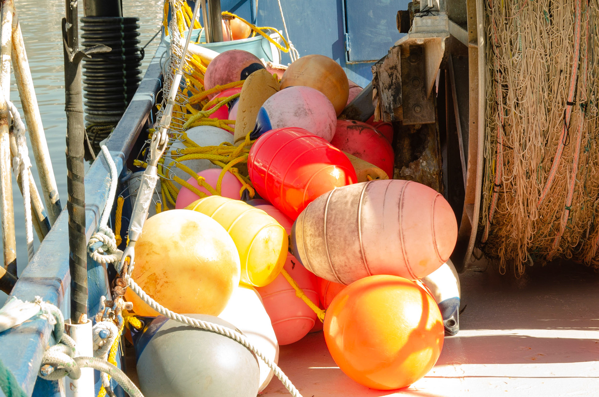 Floats on a Boat - Santa Barbara Harbor