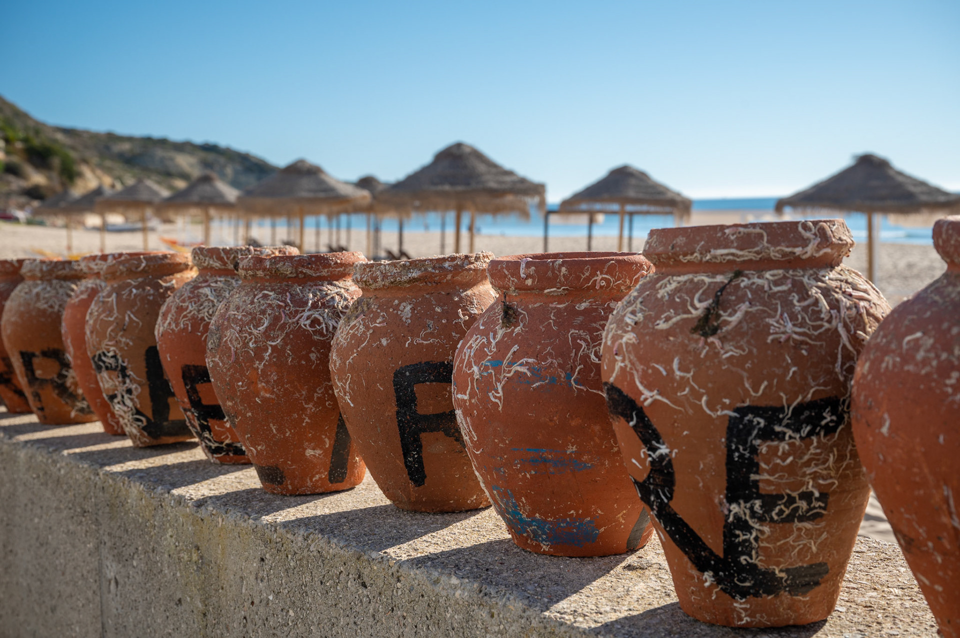 Octopus Pots, Salema Beach, Portugal