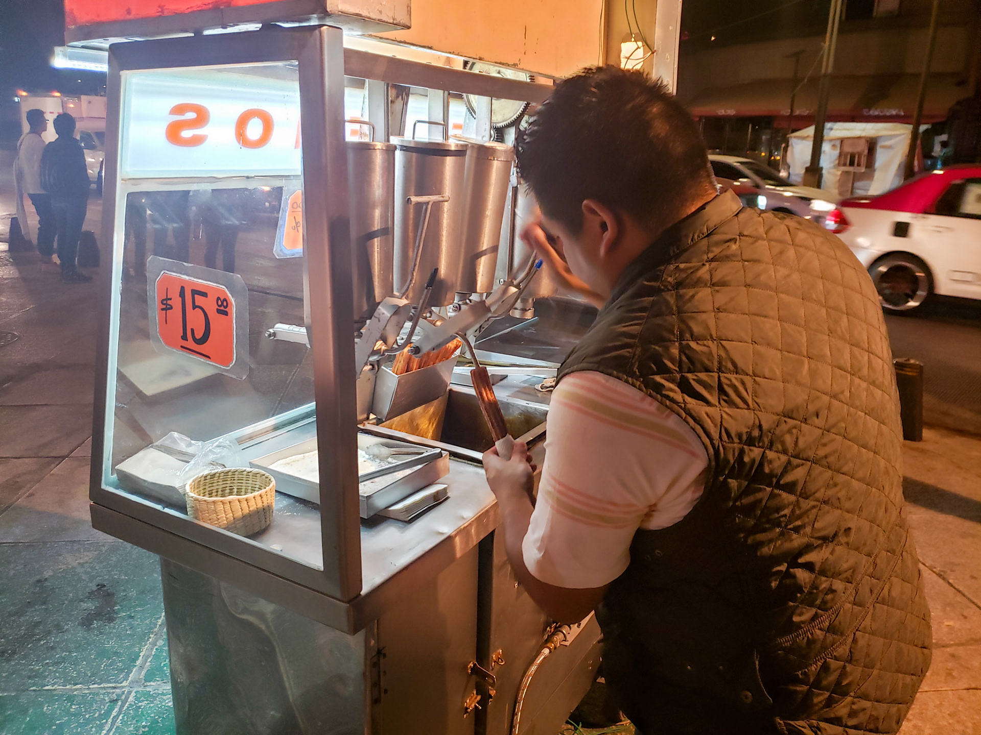 Churro Street Vendor, Mexico City