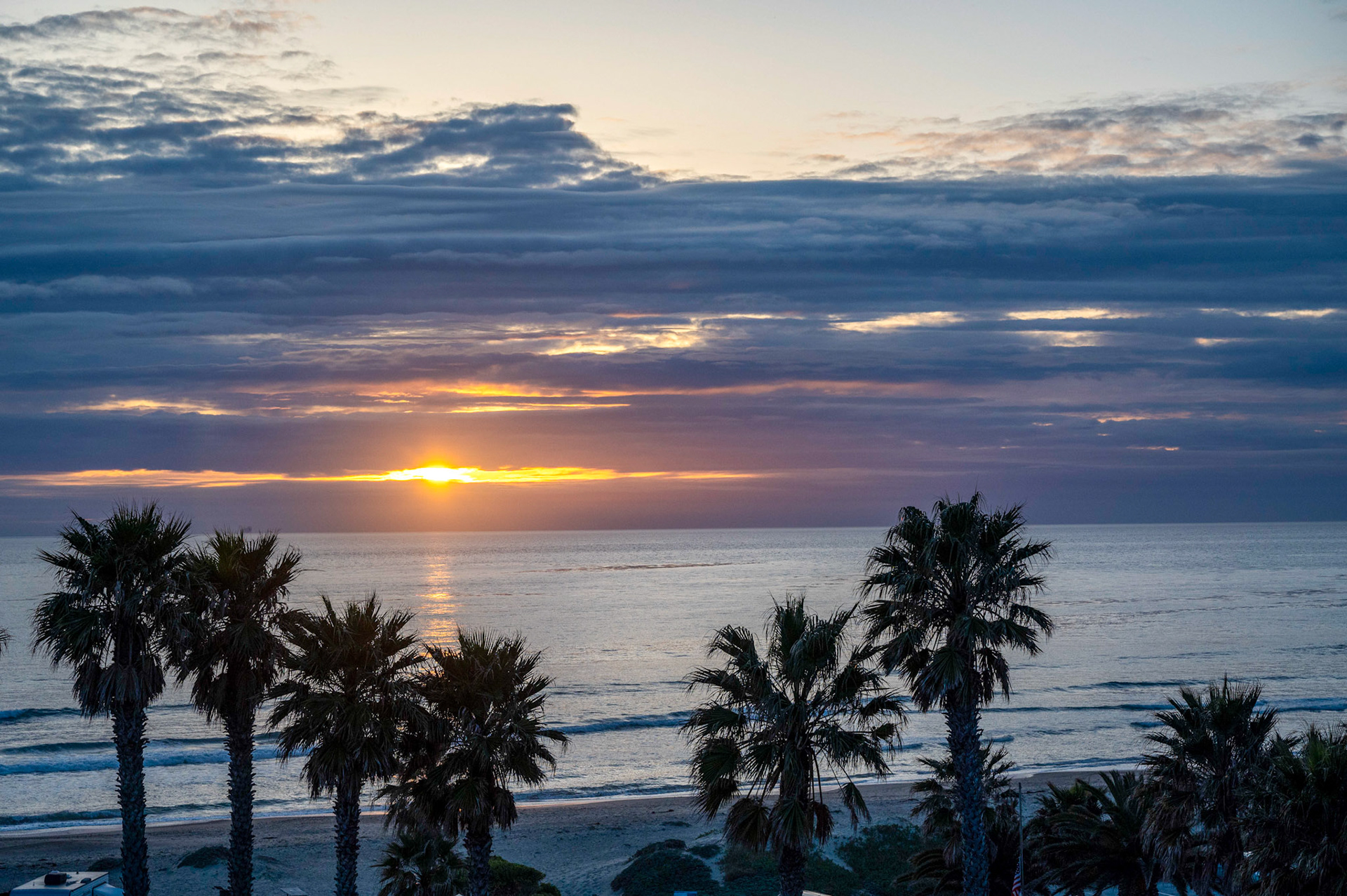 Sunset at Jalama Beach, California
