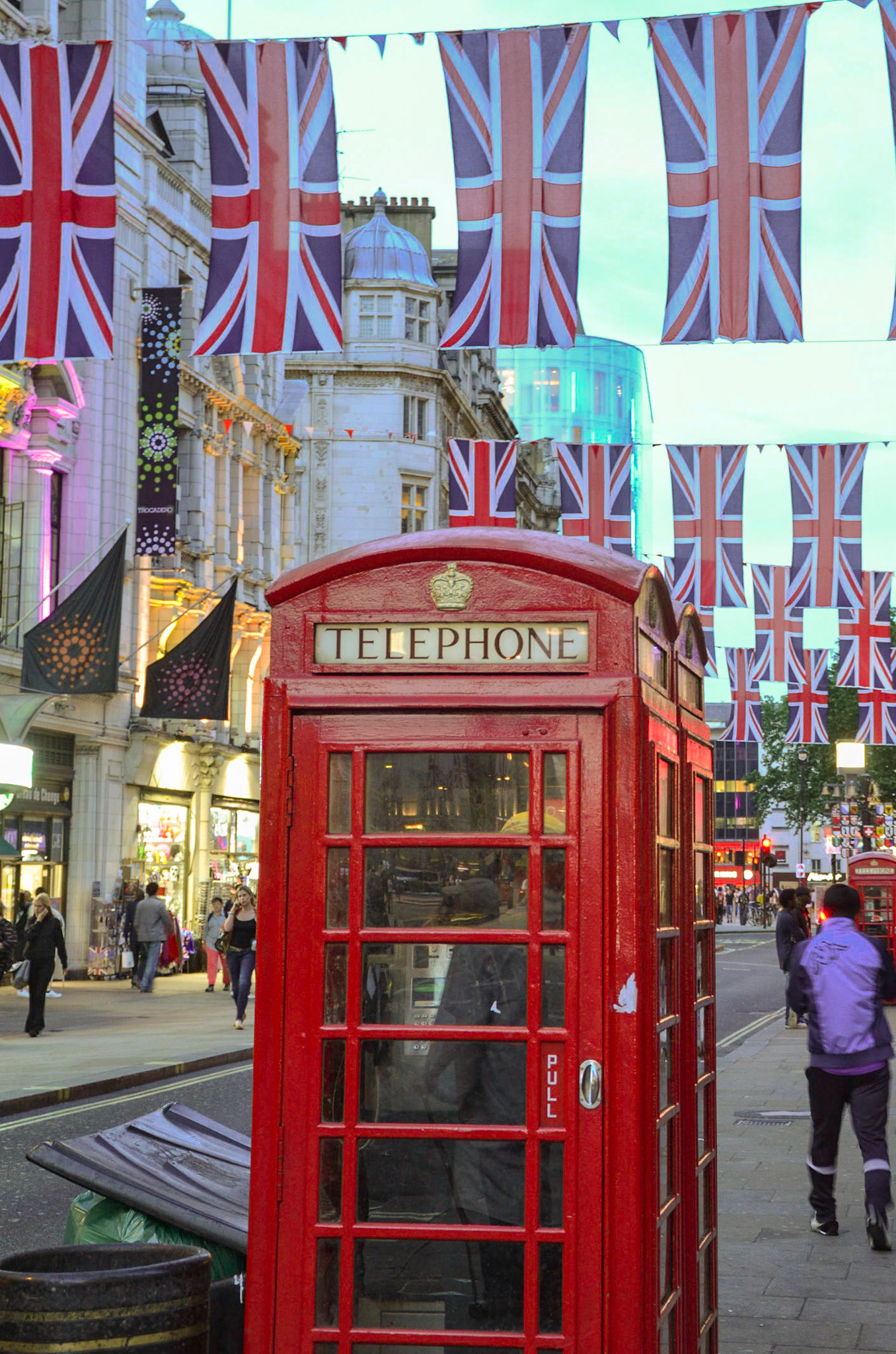 Phone Booth on the Streets of London - London, England