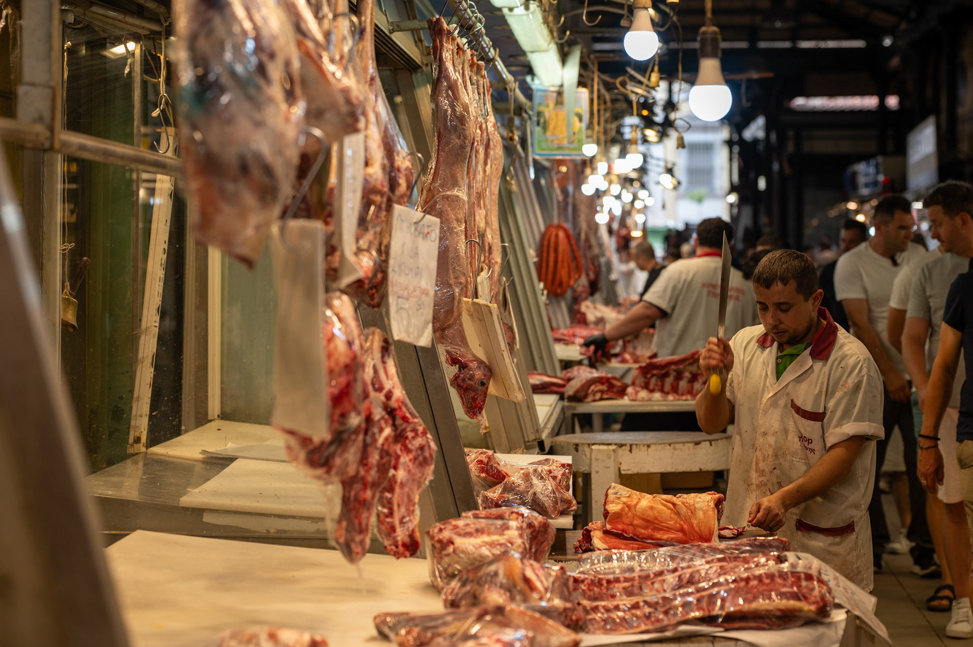 Varvakios Central Municipal Market, Athens Greece