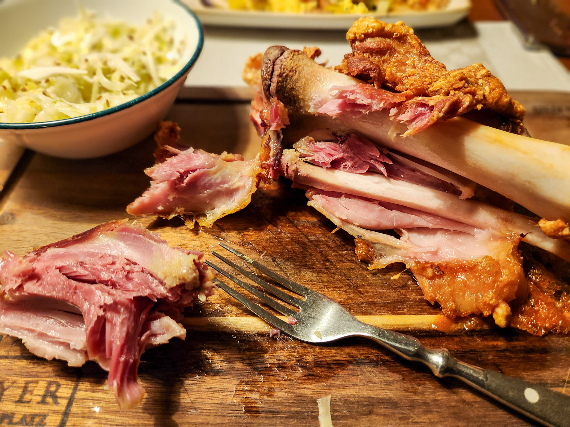 Pork Knuckle @ The Wine Tavern in the Bethovenhose, Vienna Austria