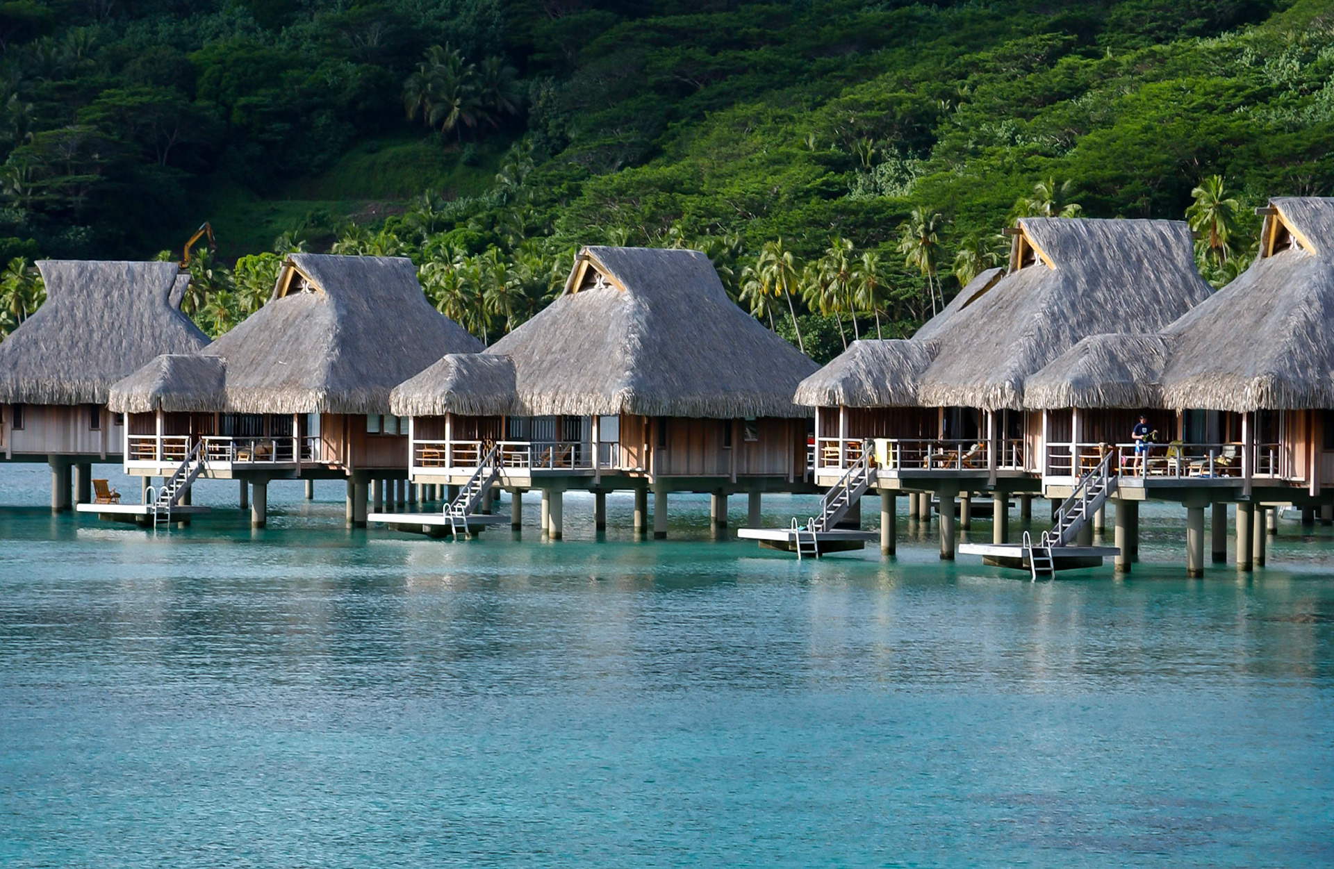 Overwater Bungalows - Bora Bora, Tahiti