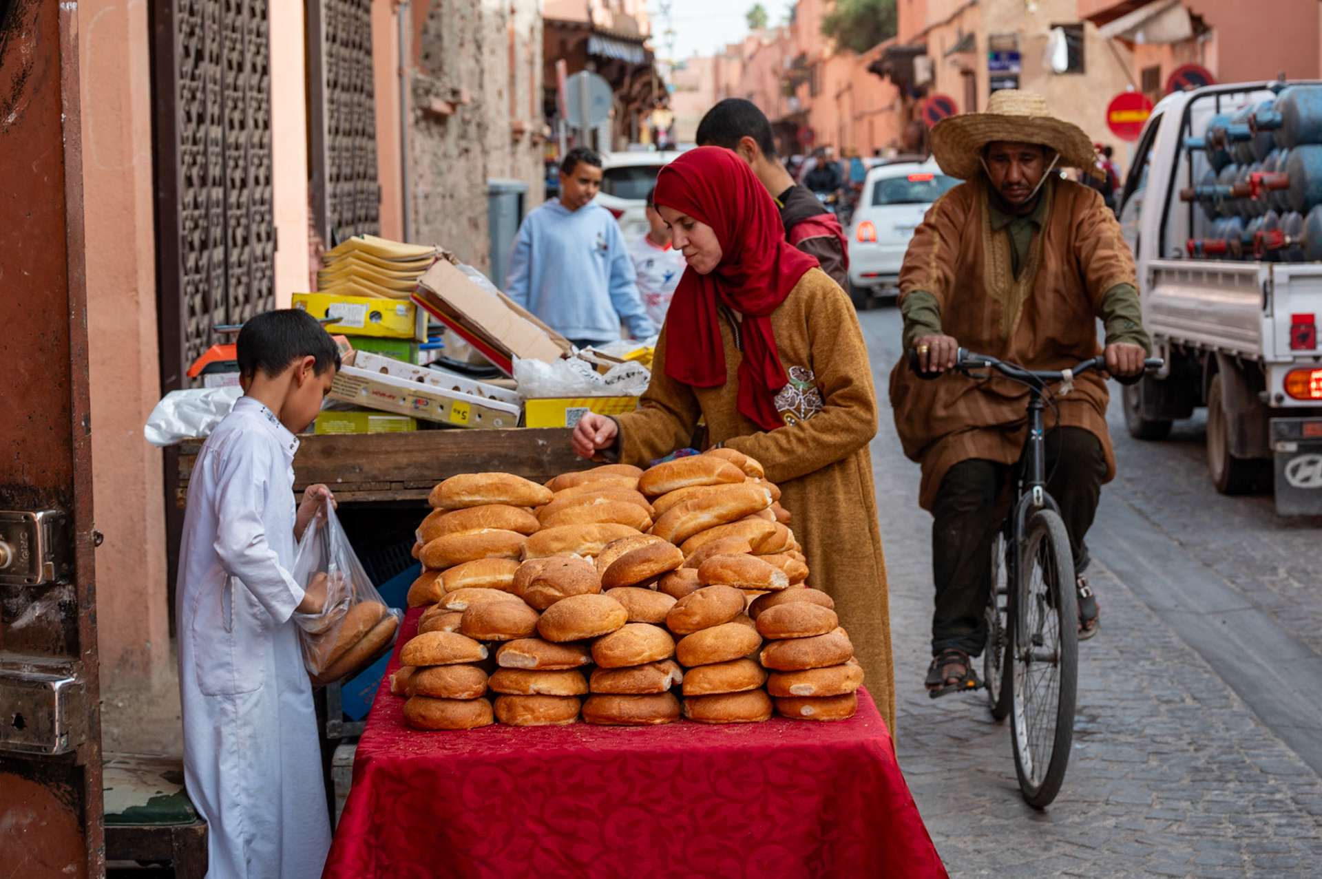 Streets of the Medina, Marrakech Morocco