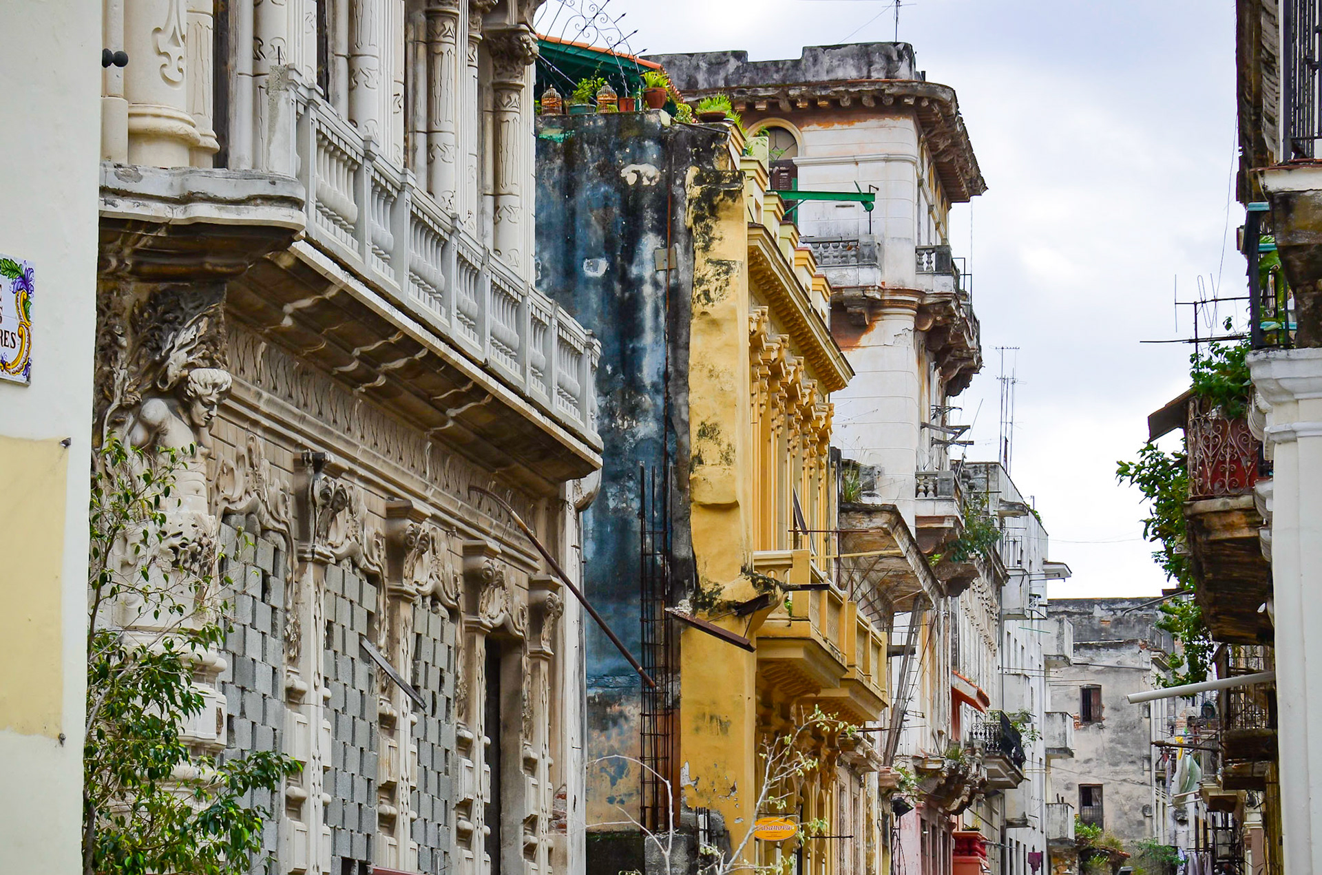 Architecture in Old Town - Havana, Cuba