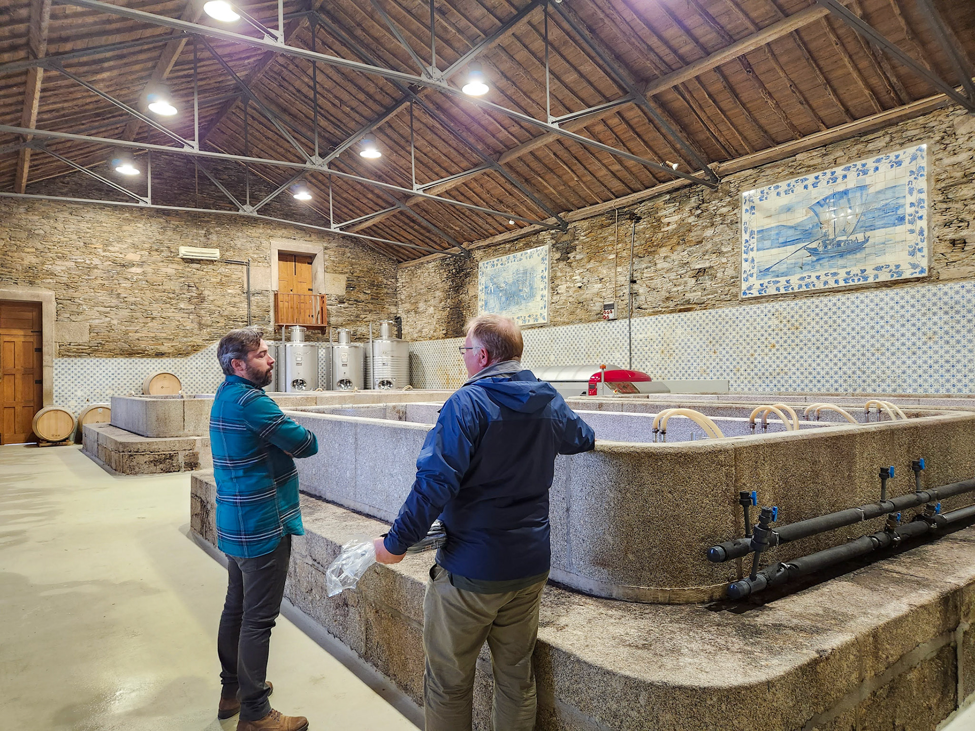 Grape stomping tanks - Quinta da Foz